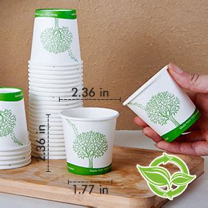 Amazon ECOLipak 500 Count Compostable Paper Cups 4 Oz Paper