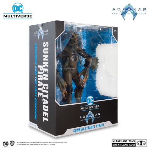 Aquaman Y El Reino Perdido Figura Megafig Dc Multiverse Sunken Citadel