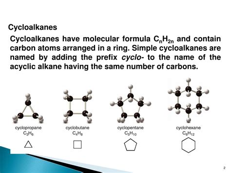 Ppt Cycloalkanes Powerpoint Presentation Free Download Id9641911