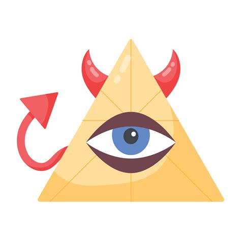 Trendy Illuminati Eye 21395160 Vector Art at Vecteezy