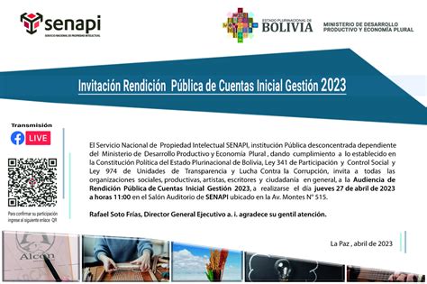 Rendici N P Blica De Cuentas Inicial Gesti N Servicio Nacional