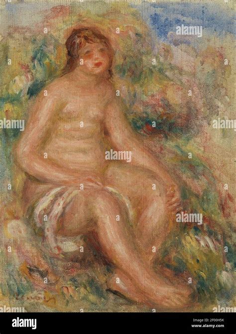 Pierre Auguste Renoir Bather Hi Res Stock Photography And Images Alamy