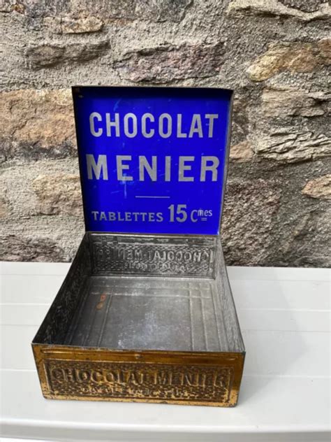 Chocolat Menier Ancienne Bo Te Publicitaire En T Le Tablettes Cmes