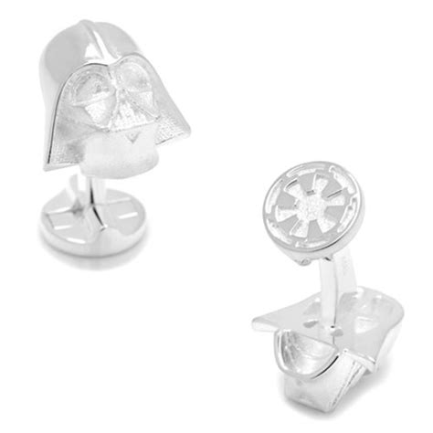 Star Wars Darth Vader 3D Sterling Silver Cufflinks