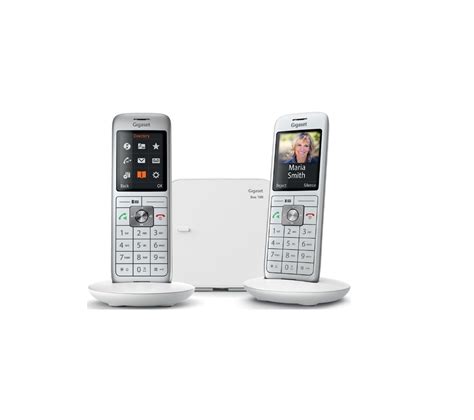 Téléphone Sans Fil Duo Dect Blanc Avec Répondeur Gigacl660duoblanc