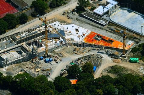 Luftbild W Rzburg Baustelle Zum Neubau Der Therme Und Schwimmbecken