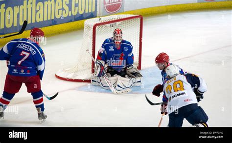 Guildford Flames Ice Hockey Stock Photo - Alamy