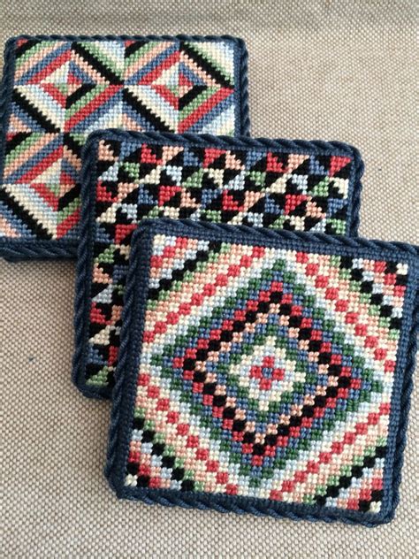 Plastic Canvas Needlepoint Coasters Tutorial Artofit