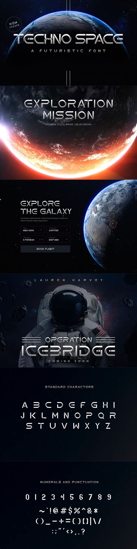 Techno Space Futuristic Font Futuristic Fonts Futuristic Modern Fonts