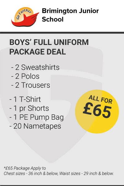 Brimington Junior School Boys Uniform Package | Gogna Schoolwear and Sports