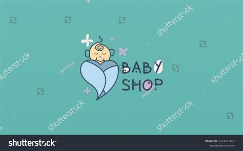 Baby Shop Logo Design Concept Template Stock Vector (Royalty Free ...