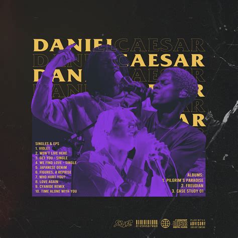 daniel caesar discography album art design album cover design cover