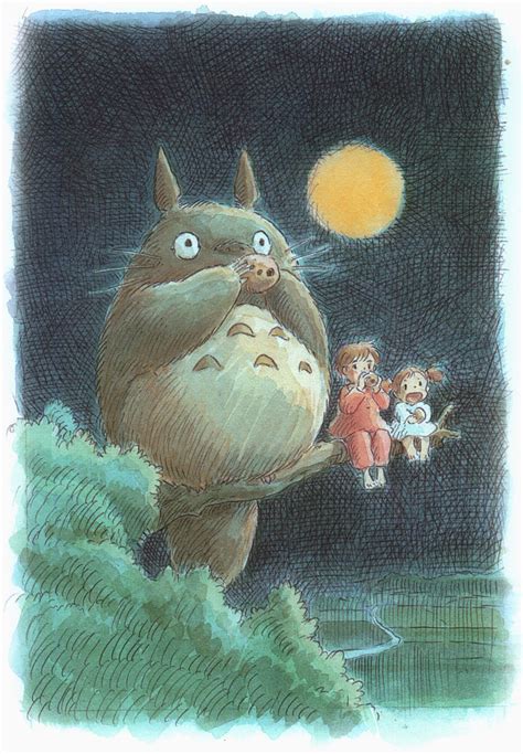 Living Lines Library: となりのトトロ / My Neighbor Totoro (1988) - Character ...