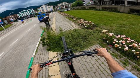 Kılıçlar Çekildi Urban Downhill Patika da İnsanları Eziyordum YouTube