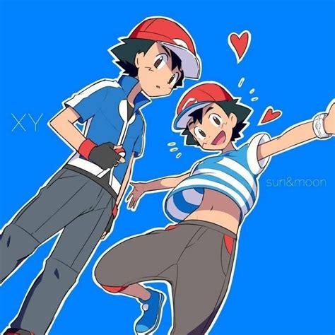 Ash Ketchum Fan Art Kalos And Alola Ash Satoshi Pokemon Pokemon