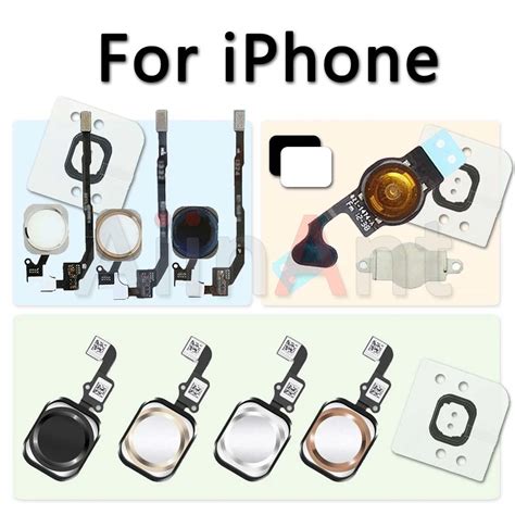 AiinAnt Home Buttons Flex Cable For IPhone 5s SE 5 6 6s Plus Home