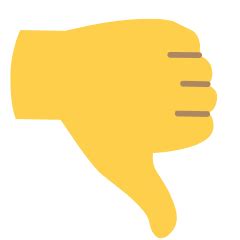 Thumbs Down Emoji | Emoji Thumbs Down Meaning