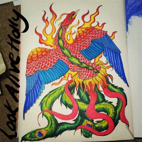 FengHuang Tattoo Design by LookAliveHolly on DeviantArt