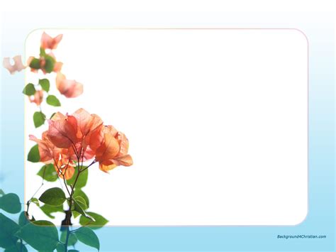 Wallpaper Borders 7 Flower Border Clipart Boarders Frames Powerpoint Background Design