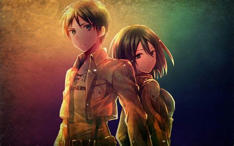 Colossal Titan Eren Yeager And Mikasa Ackerman Shingeki No Kyojin Hot Sex Picture