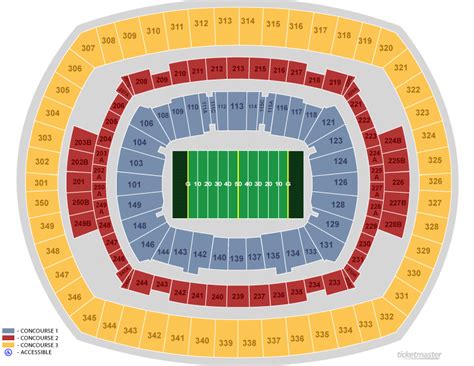 New York Giants Football Stadium Seating Chart | Review Home Decor