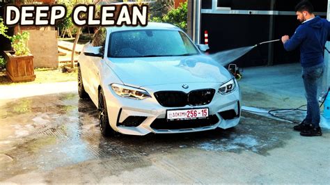 bmw  competition deep clean auto detailing asmr youtube