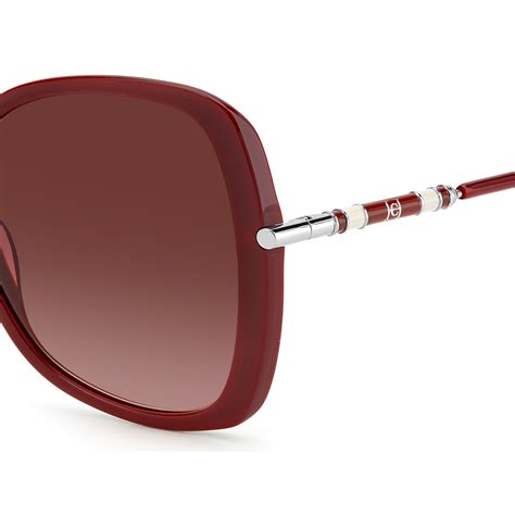 Carolina Herrera Ch S Lhf X Burgundy Sunglasses Woman