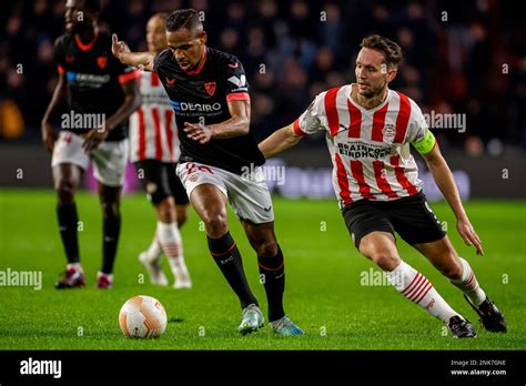 Eindhoven Netherlands February 23 Fernando Of Sevilla Luuk De Jong