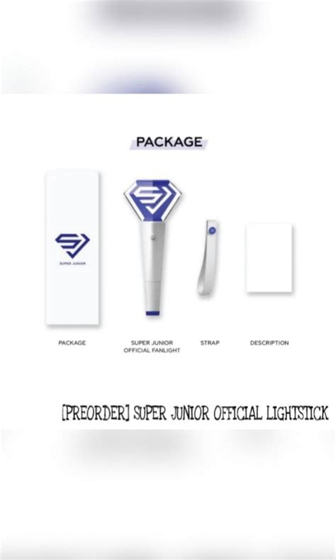 Preorder Super Junior Lightstick Hobbies Toys Collectibles