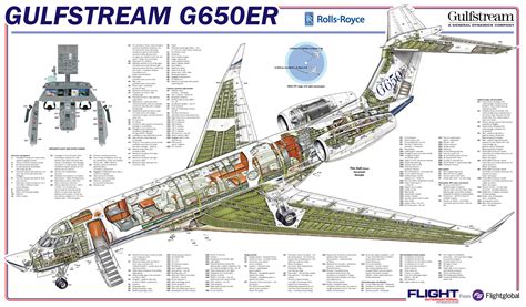 Gulfstream G650 Floor Plan