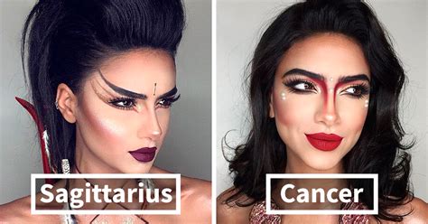 12 Makeup Looks For Each Zodiac Sign Which One Is The Best Bored Panda