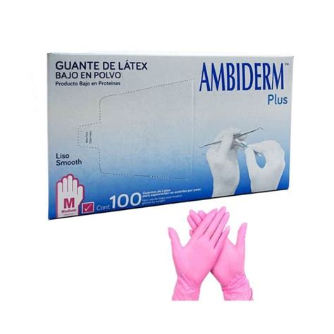 Guante De L Tex Ambiderm Confort Caja Con Piezas Bacmedical Mx