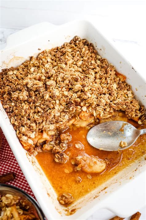 Healthy Apple Crumble Recipe EASY Sugar Free Apple Crisp