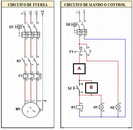 En El Siguiente Diagrama De Automatismo Se Representa El