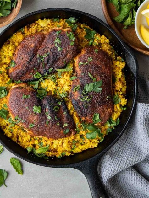 Chicken Couscous Skillet Stephanie Kay Nutrition