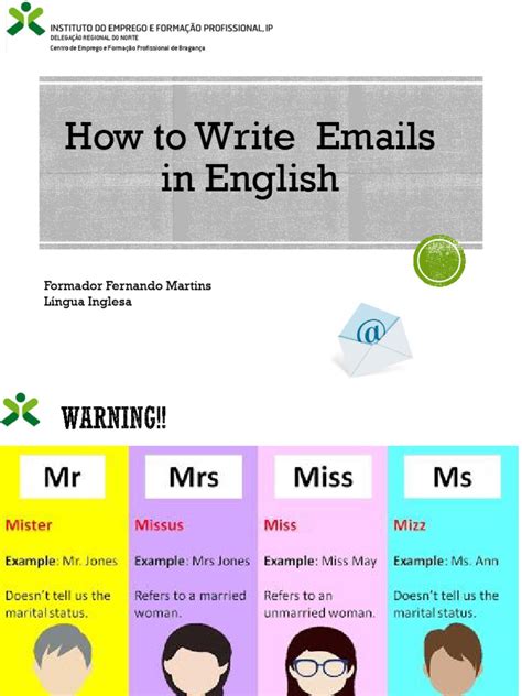 How To Write Emails In English Pdf