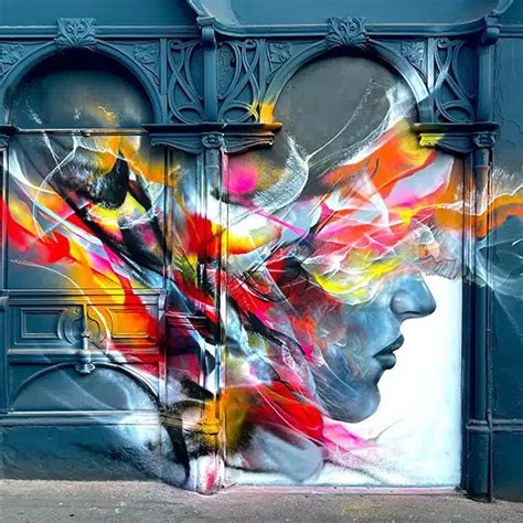 stunning ephemeral murals created  ice    desert