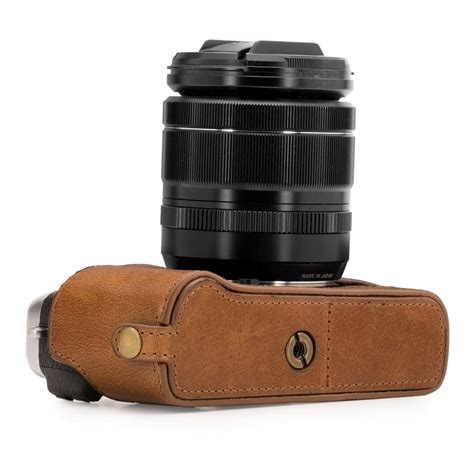 Megagear Fujifilm X E3 Ever Ready Top Grain Leather Camera Half Case And Megagear Store