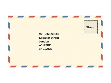 How To Send A Letter To England E Snail