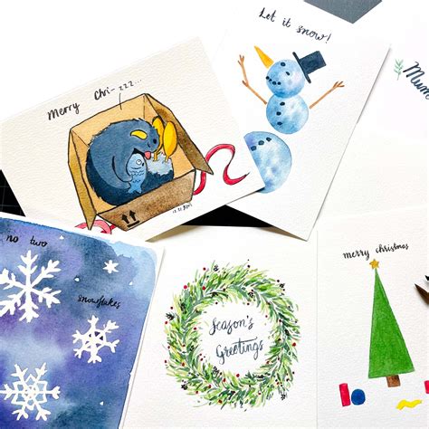 Christmas Card Ideas For Kids To Draw