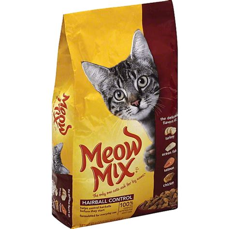 Meow Mix Cat Food, Hairball Control | Cat Food | Market Basket