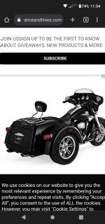 Trike luggage rack with passenger back rest | Harley Davidson ...