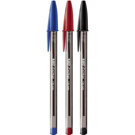 Caneta Esferográfica Bic Cristal Bold 1 6 mm Ponta Grossa e Cores