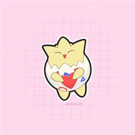 Togepi Cutie Cute Pokemon Fanart Kawaii Art Kawaii Art Baby