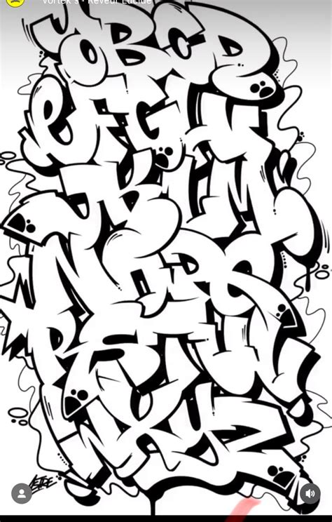 Throwie Alphabet Graffiti Lettering Graffiti Alphabet Graffiti Art