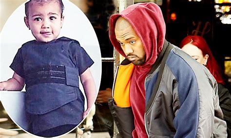 Kanye West In A Hoodie After Dressing Daughter North In Bulletproof Vest He Designed Daily