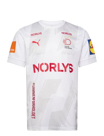 PUMA Dansk Håndbold Away Jersey Stuttermarbolir Boozt