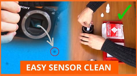 How To Clean Your Dslr Sensor Easy Sony Camera Sensor Clean Youtube