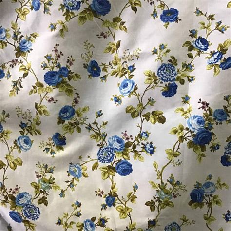 (TOP Quality) Flower Print Poly Cotton Fabric [Free Shipping] | iFabric