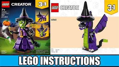 LEGO Instructions Creator 40562 Mystic Witch Book 3 YouTube